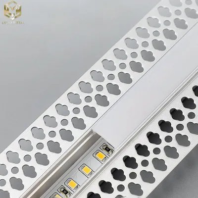 Customized Aluminium Led Strip Profile 1m T3-T8 Andoized Finish
